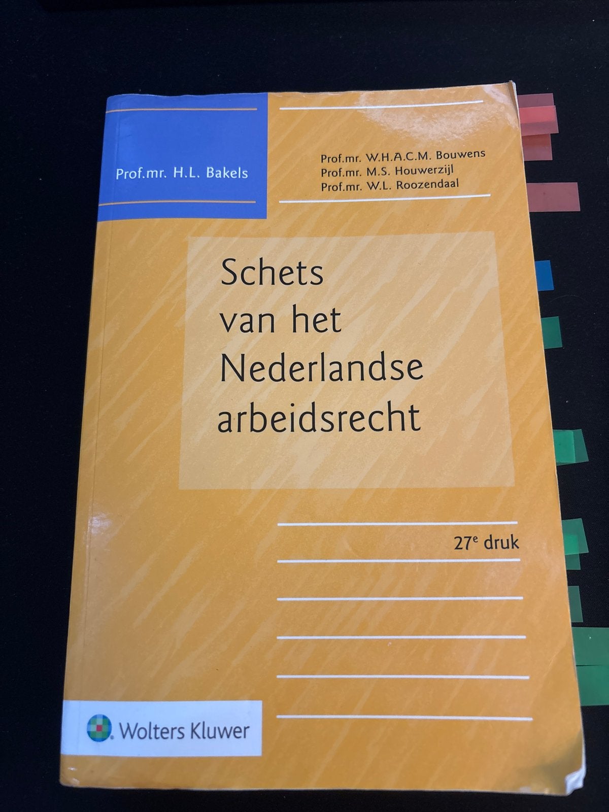 H.L. Bakels - Schets van het Nederlandse arbeidsrecht, Boeken, Verzenden, H.L. Bakels, Sociale wetenschap, Zo goed als nieuw