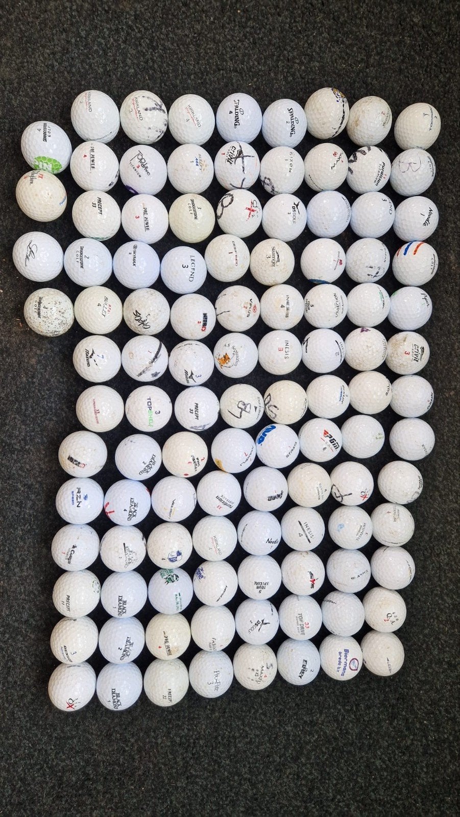 Diverse golfballen - Gebruikt, Ophalen of Verzenden, Gebruikt, Bal(len)