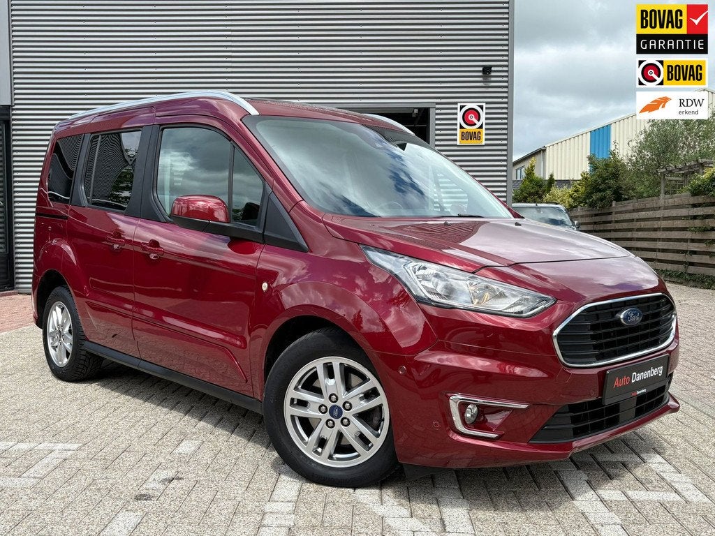 Ford Tourneo Connect 1.0 Titanium MPV! CAMERA,GARANTIE,PANO,, Auto's, Voorwielaandrijving, Zwart, Origineel Nederlands, Bedrijf