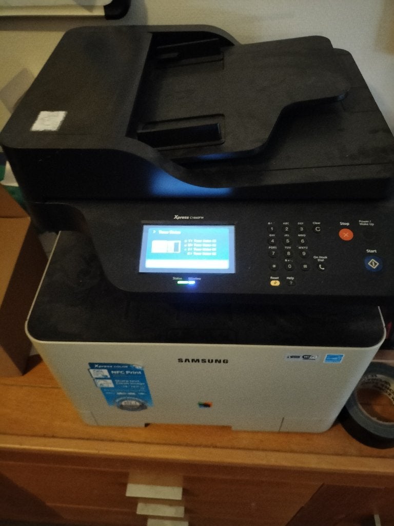 Samsung  C1860FW All-in-One Kleurenlaserprinter volle toner, Computers en Software, Ophalen, Mailen, All-in-one, Samsung