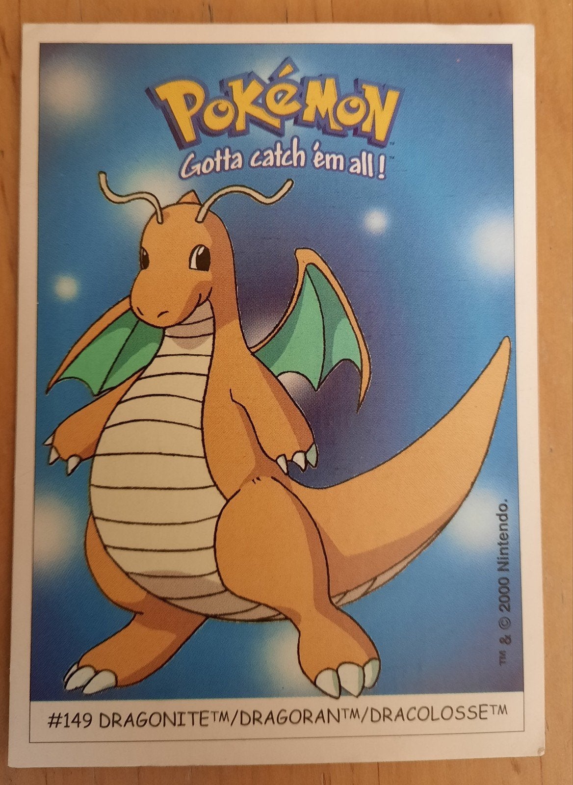 Pokémon Dragonite Sticker Dunkin Boomer #149, Ophalen of Verzenden, Nieuw, Overige typen