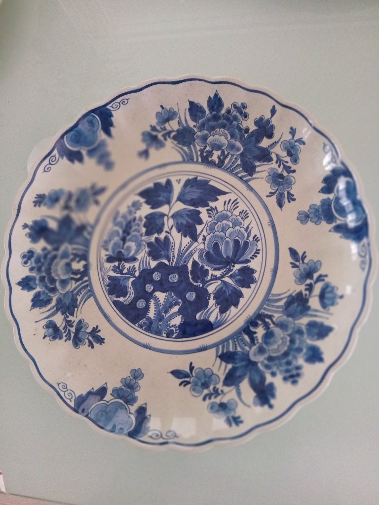 delfts blauw wandbord, Antiek en Kunst, Antiek | Wandborden en Tegels, Ophalen