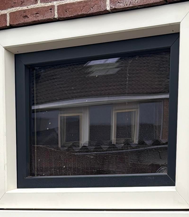 Kunststof kozijn met HR+++ triple glas en hor, Ophalen, Kunststof, Raamkozijn, Zo goed als nieuw