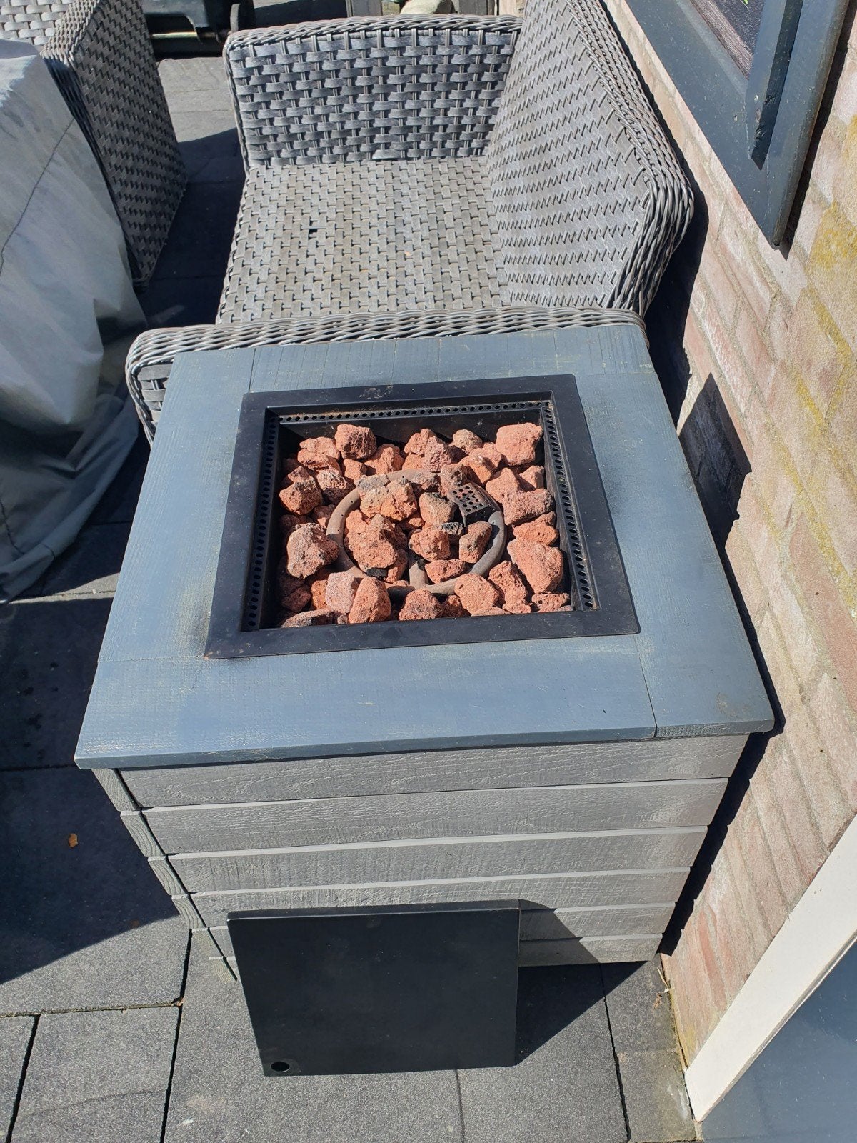 Livin' Flame Vuurtafel -nieuwprijs 499,-., Ophalen, Zo goed als nieuw