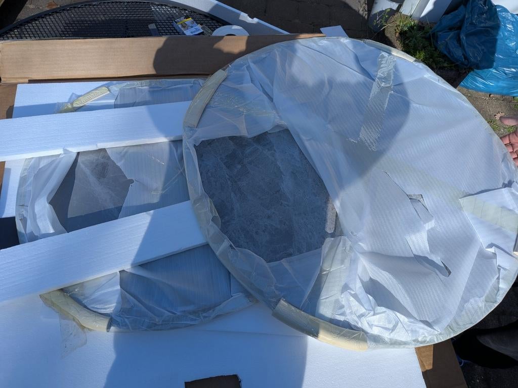 Table marble Large 80cm Small 60, Ophalen of Verzenden