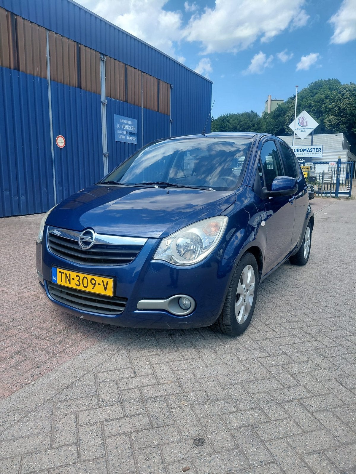 Opel Agila 1.0 4 deurs G3 LPG, 31 €/maand, Elektrische ramen, Blauw, 996 cc
