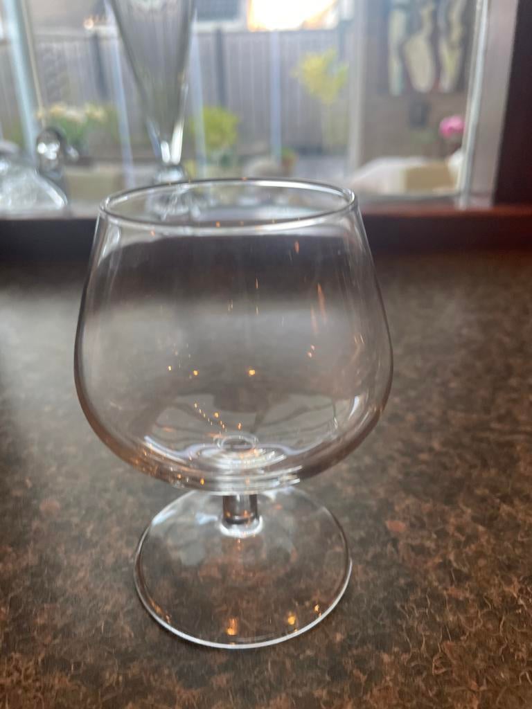 Cognacglas - Klassiek en Elegant, Ophalen, Glas of Glazen, Effen, Glas