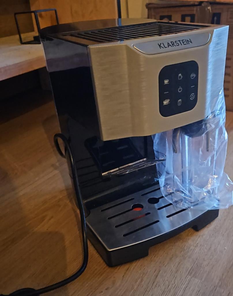 Klarstein BellaVita Koffiemachine, Gemalen koffie, Ophalen of Verzenden, 4 tot 10 kopjes, Afneembaar waterreservoir