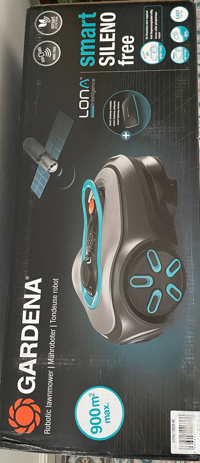 Gardena Smart Sileno Free 900 robotmaaier, nieuw ongeopend., Ophalen of Verzenden, Nieuw, 20 tot 25 cm, Bestuurbaar via app