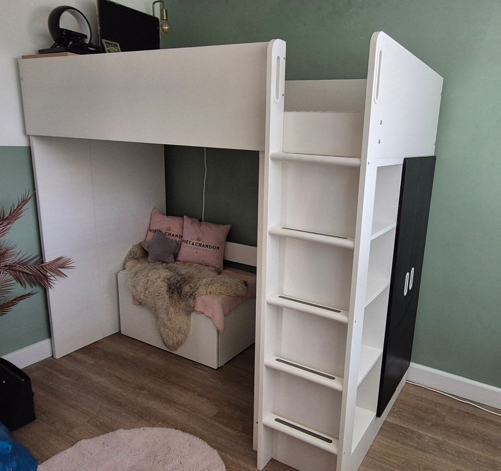 SMÅSTAD hoogslaper, Ophalen, Gebruikt, Hoogslaper