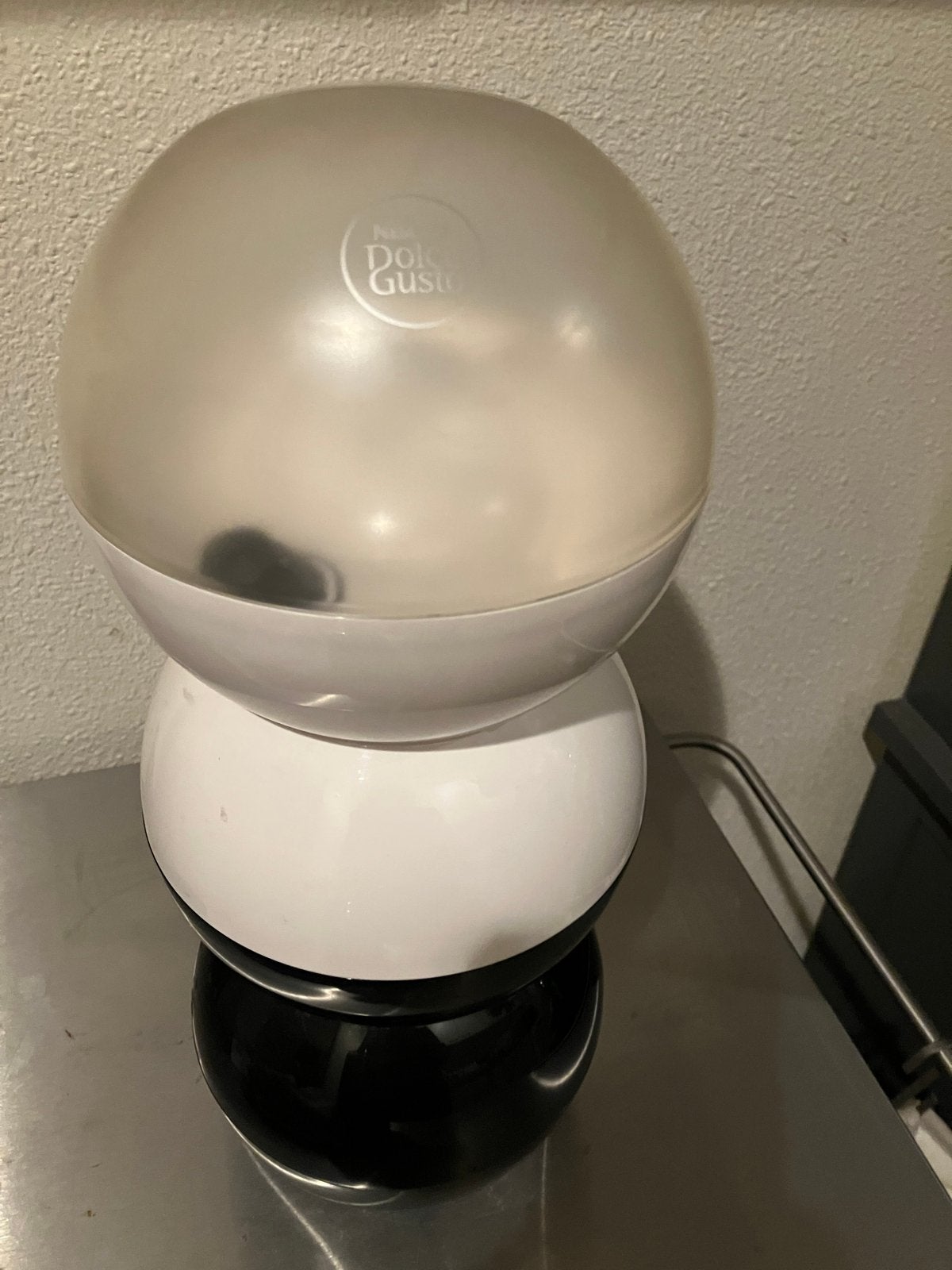 Zeldzame Nescafé Dolce Gusto capsulehouder spage age design, Huis en Inrichting, Kunststof, Ophalen of Verzenden, Zo goed als nieuw