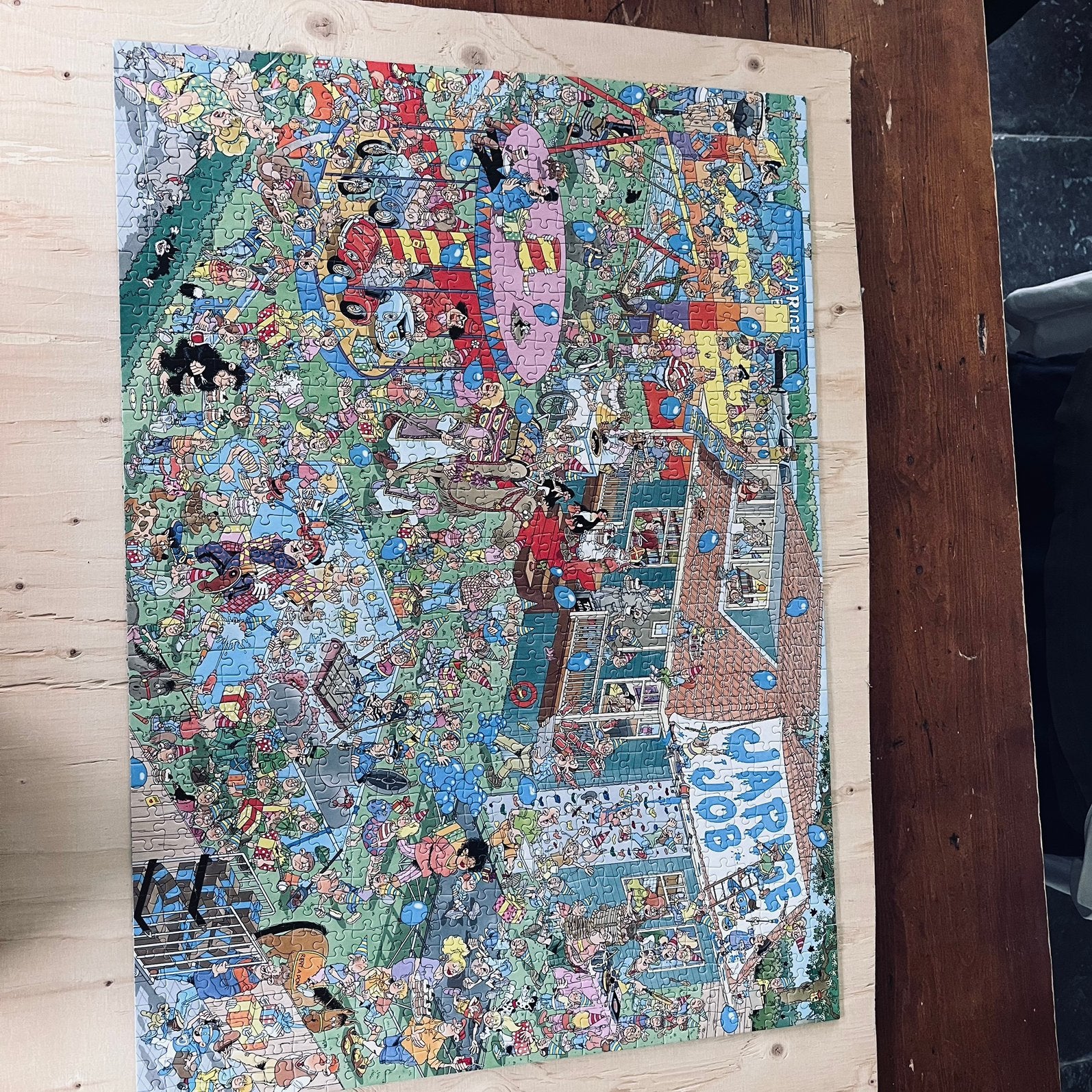 Jan van Haasteren puzzel 1000 stukjes, Ophalen of Verzenden, 500 t/m 1500 stukjes, Zo goed als nieuw, Legpuzzel