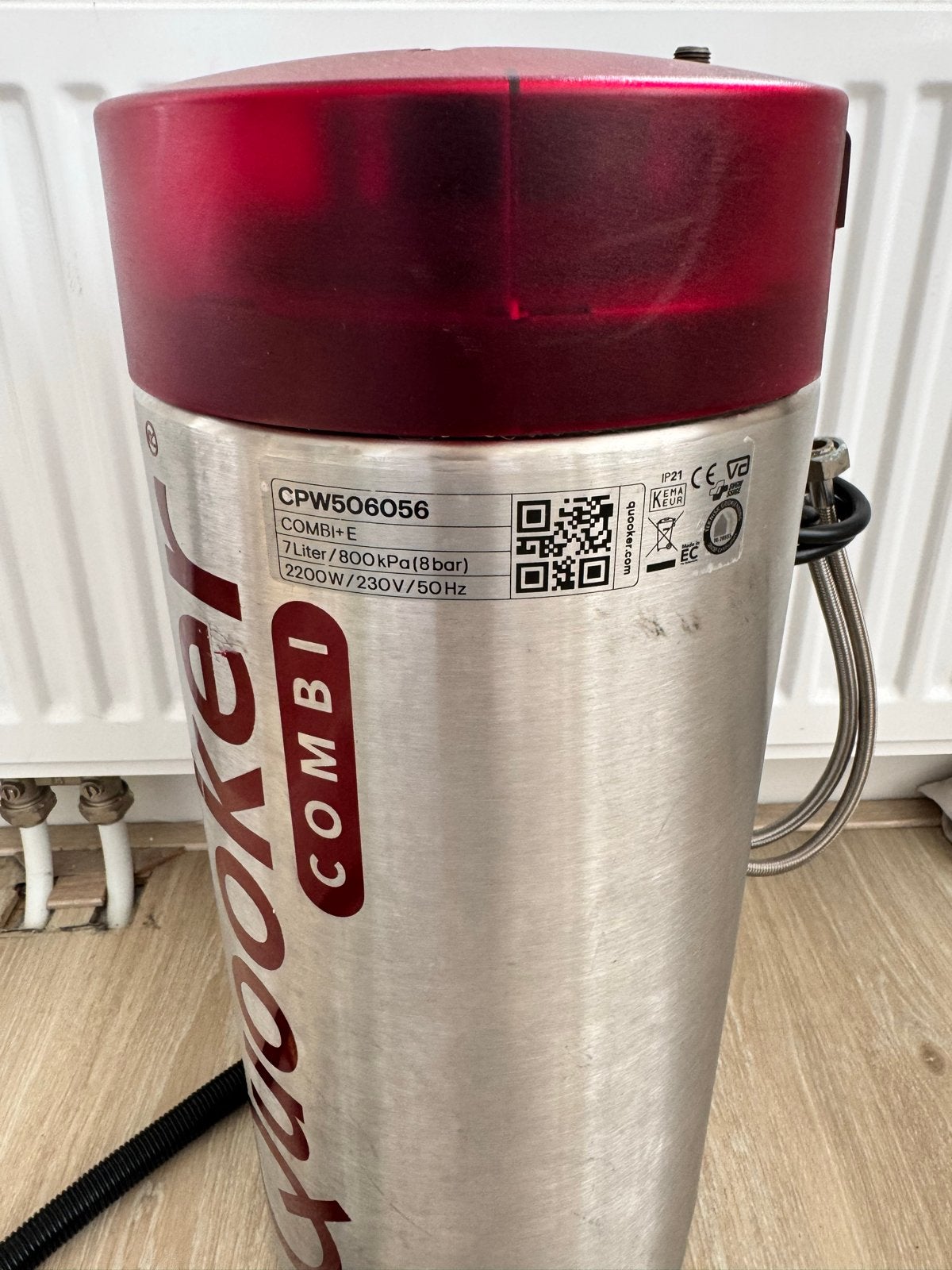 Nette Quooker COMBI+ E 7 liter boiler, compleet systeem, Ophalen of Verzenden, Zo goed als nieuw