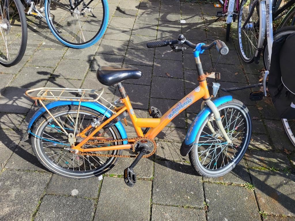 Meisje fiets  geschikt voor de leeftijd vanaf 6 jaar tot 8, Ophalen