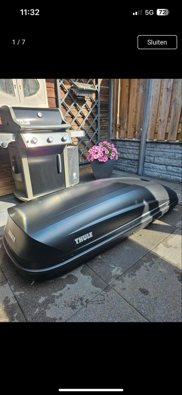 Thule Pacific 780 (L) Dakkoffer te huur - incl. dakdragers, Auto diversen, Ophalen, Zo goed als nieuw
