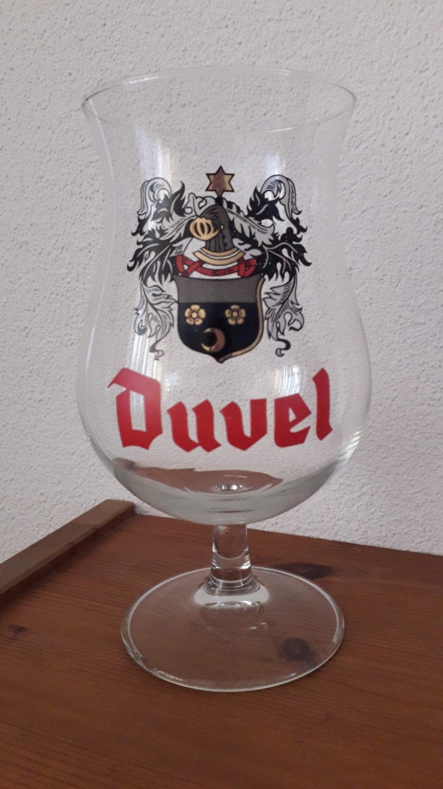 Duvel glas, Verzenden, Zo goed als nieuw, Glas of Glazen, Duvel