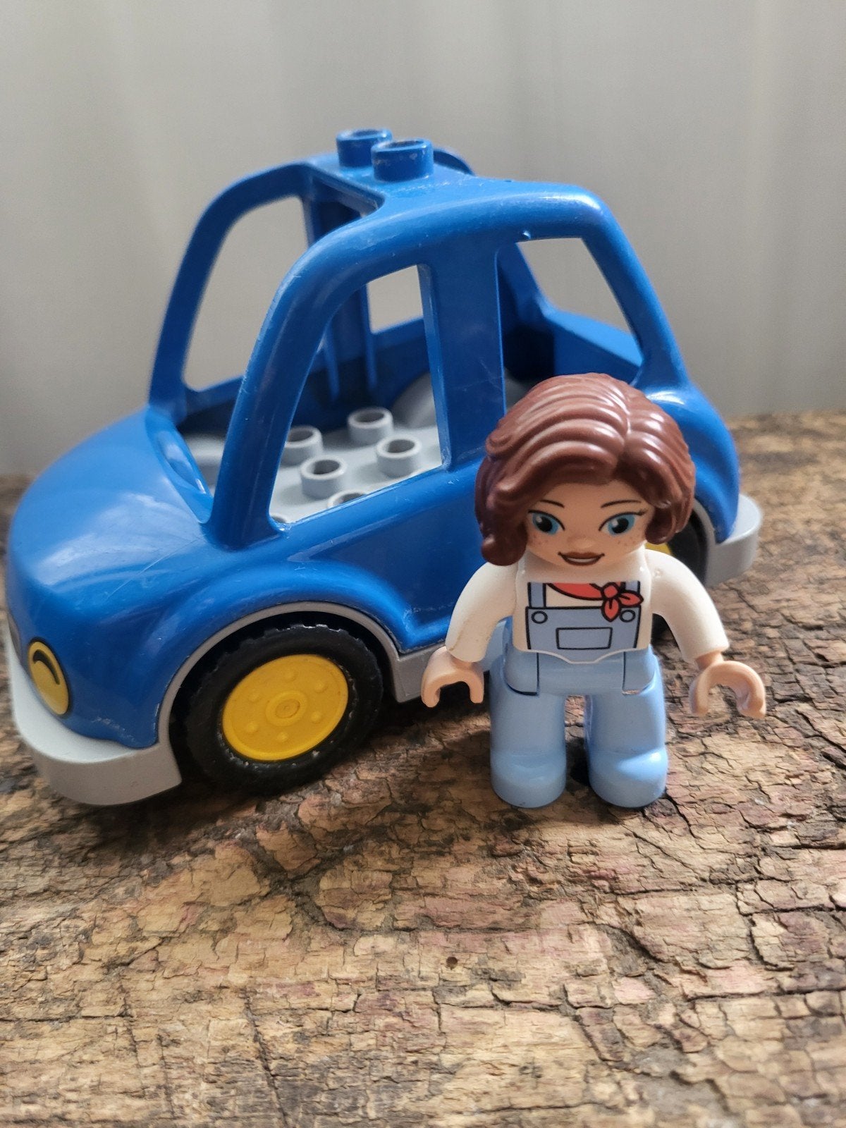 lego duplo oma met auto, Ophalen of Verzenden, Duplo