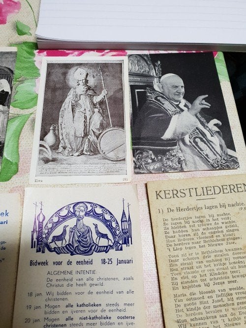vintage Prentenkaartjes, religieus, 17 stuks, Verzamelen, Ophalen of Verzenden
