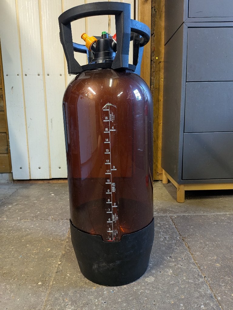 Kegland Oxebar PET fust 20 liter, Hobby en Vrije tijd, Ophalen, Gebruikt