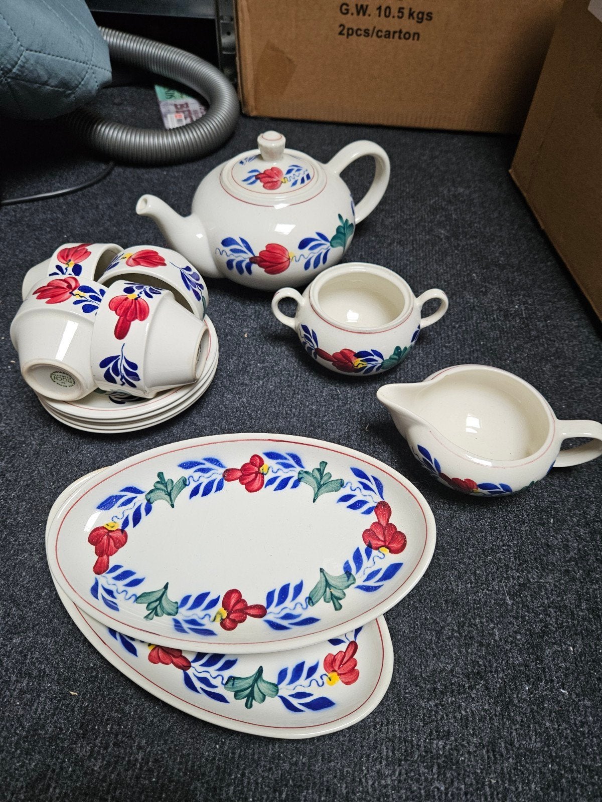 Vintage Royal Sphinx Boerenbont servies set, Ophalen