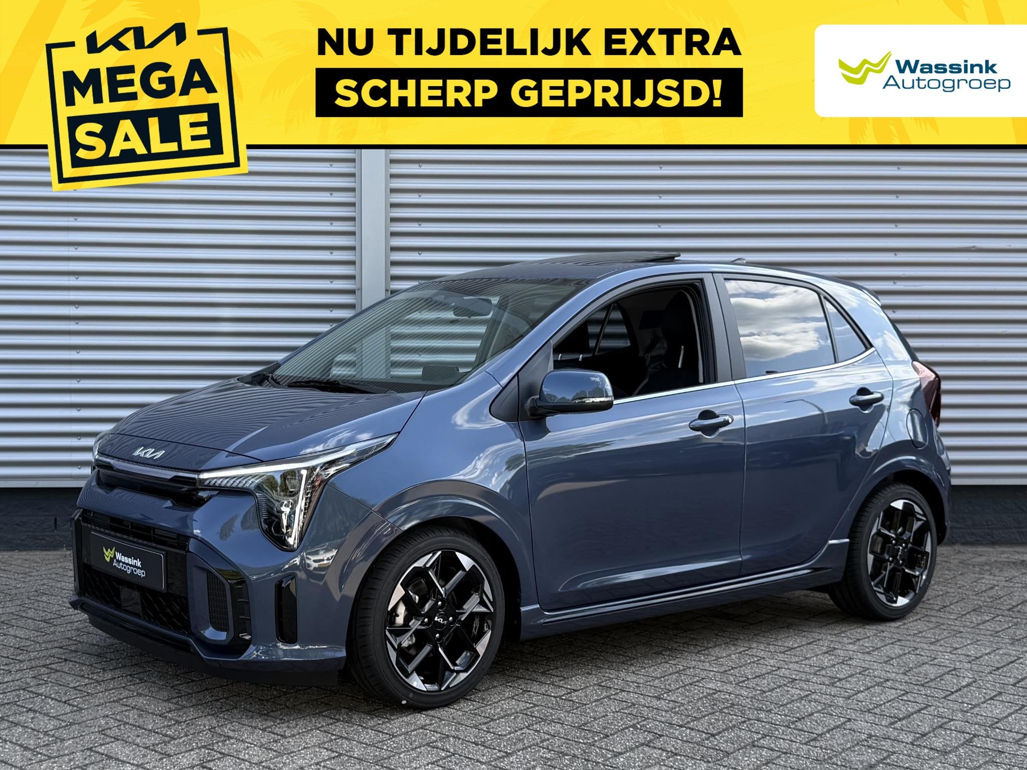 Kia Picanto 1.0 GDi GT-Line | Schuif/Kanteldak | Stoel/Stuur, Auto's, Voorwielaandrijving, Euro 6, 918 kg, 68 pk