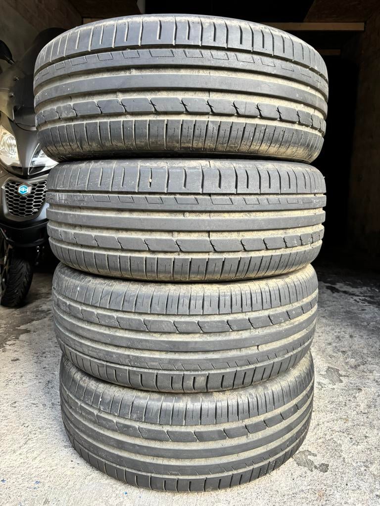 4st Giti 225-55-17 zomerbanden, Auto-onderdelen, Banden en Velgen, Gebruikt, 17 inch, Ophalen of Verzenden, Band(en)