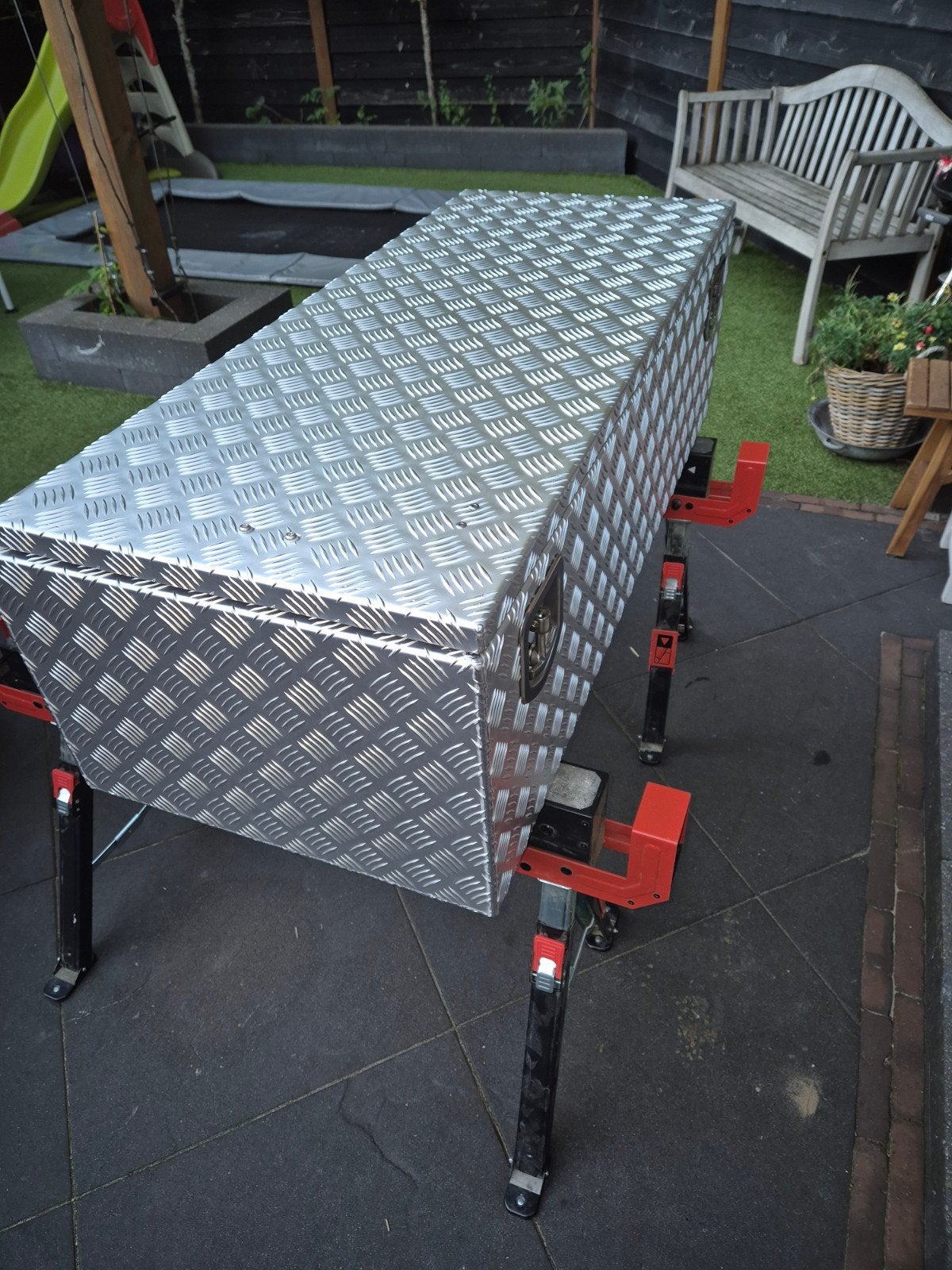 NIEUWE aluminium Opbergkist / Gereedschapskist met Slot, Auto diversen, Aanhangwagen-onderdelen, Ophalen of Verzenden