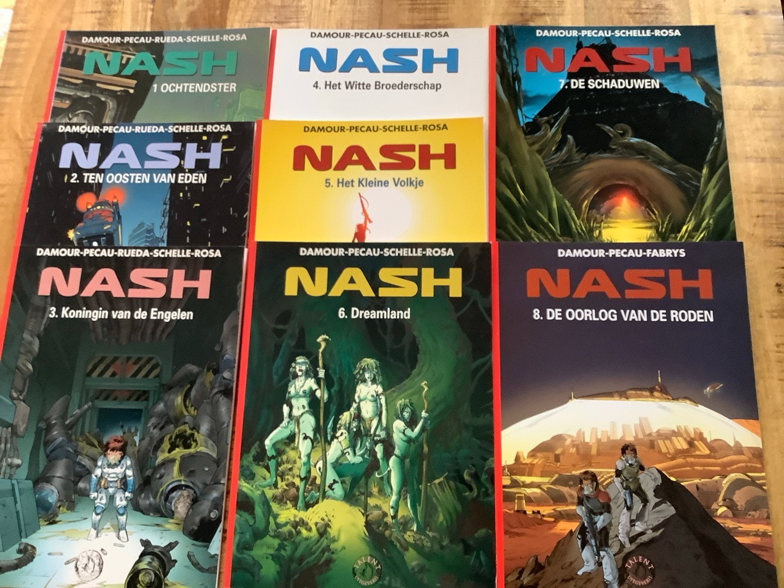 Nash stripboeken - Complete serie 1 t/m 8, Boeken, Complete serie of reeks, Ophalen of Verzenden, Zo goed als nieuw
