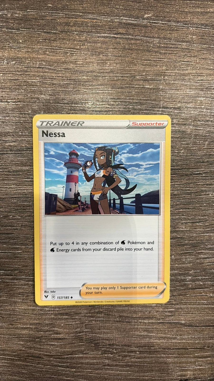 VIV Nessa 157/185, Hobby en Vrije tijd, Verzamelkaartspellen | Pokémon, Ophalen of Verzenden, Zo goed als nieuw