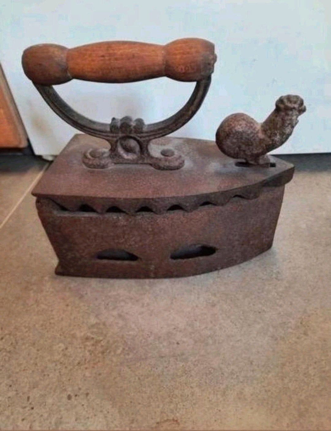 Kolenbout strijkbout strijkijzer deurstopper gietijzer, Antiek en Kunst, Curiosa en Brocante, Ophalen of Verzenden