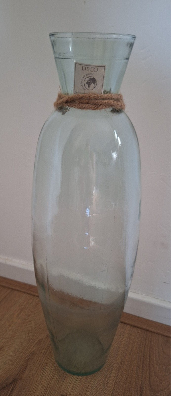 Vaas, Huis en Inrichting, Woonaccessoires | Vazen, Ophalen, Transparant, 50 cm, Glas