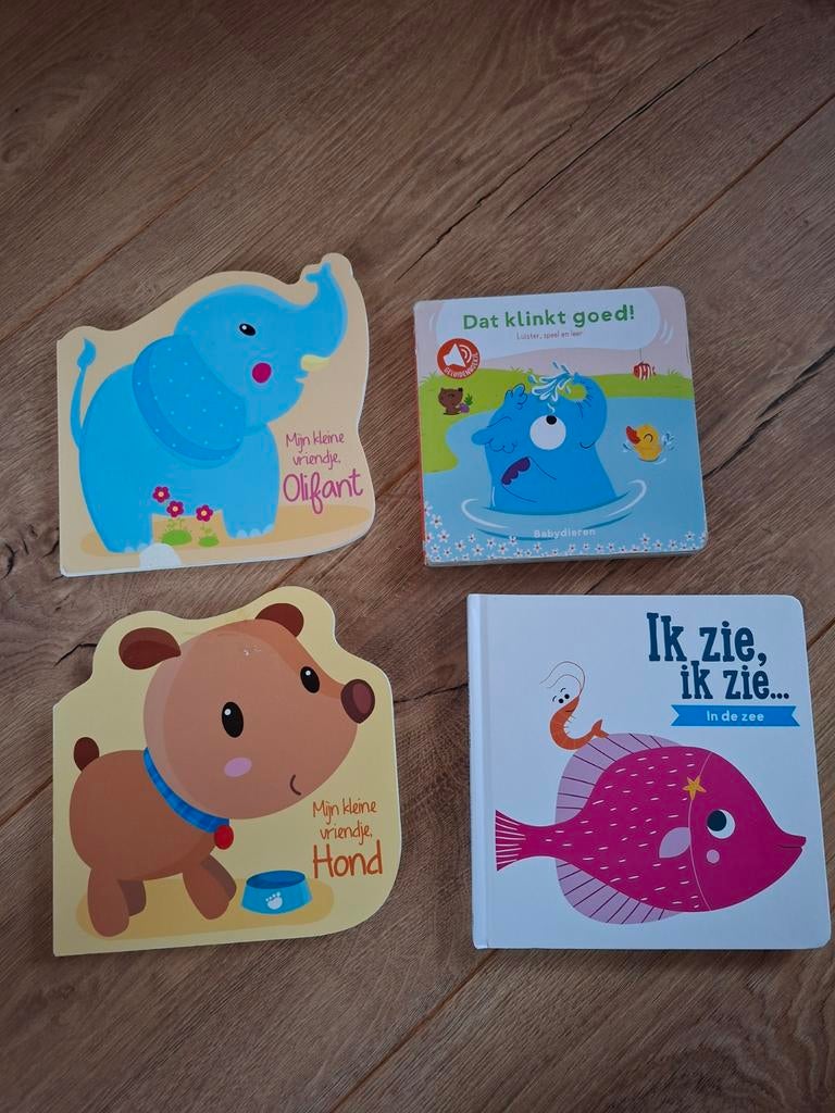 Leuke Babyboekjes Set, Ophalen, Diverse, Uitklap-, Voel- of Ontdekboek, 0 tot 6 maanden