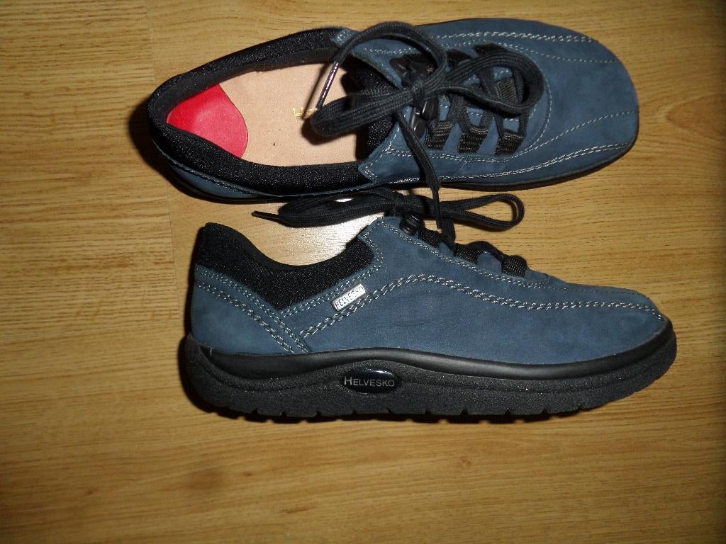 HELVESKO comfortabele veterschoenen. Nieuwstaat!! maat 38, Blauw, Helvesko, Overige typen, Nieuw
