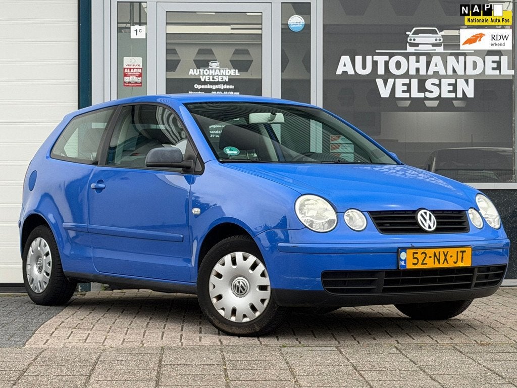 Volkswagen Polo 1.2-12V Athene, Auto's, Startonderbreker, Blauw, 1198 cc, Origineel Nederlands