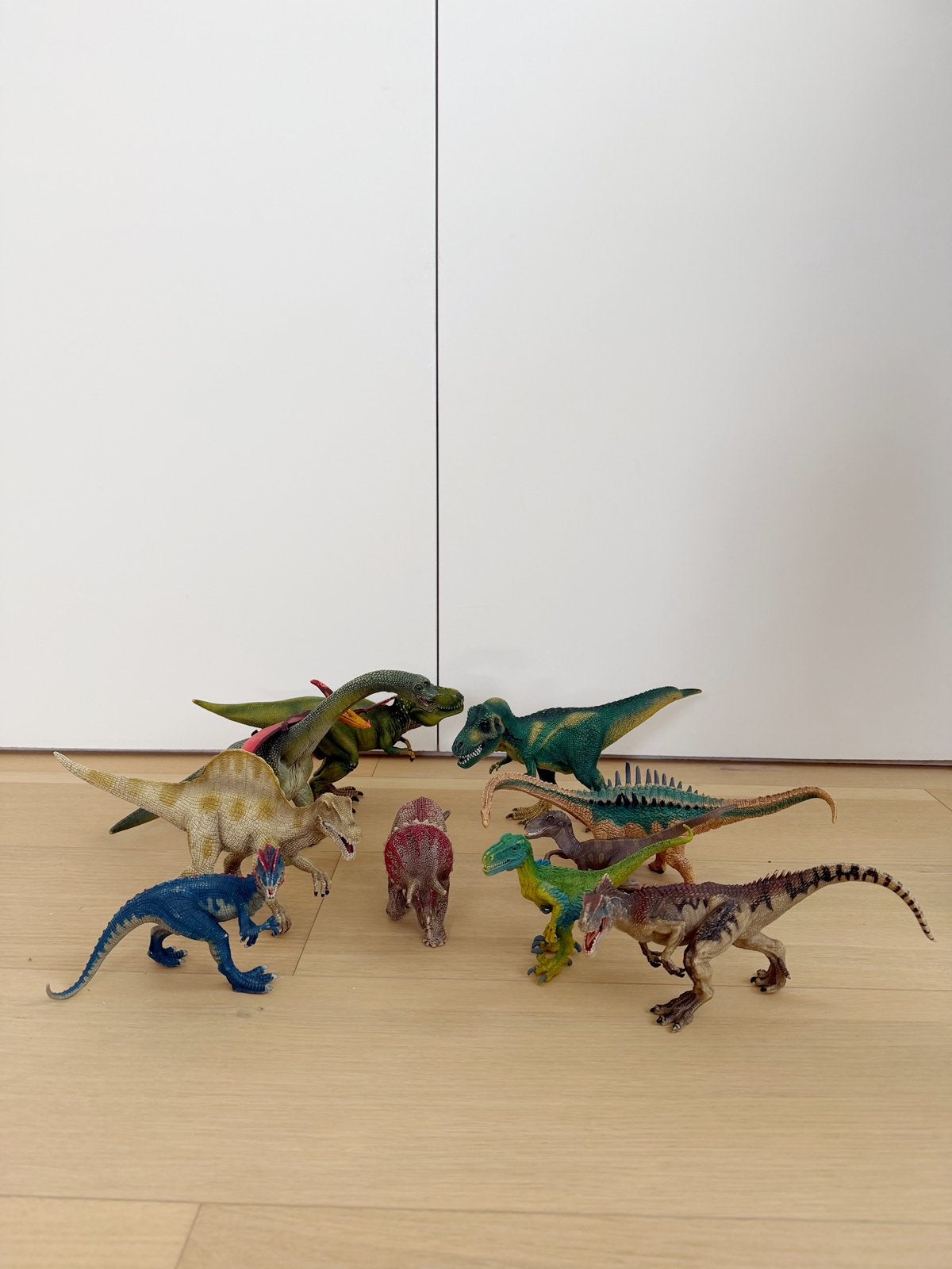 11 dino’s (10 van Schleich en 1 van Papo), Ophalen of Verzenden, Gebruikt