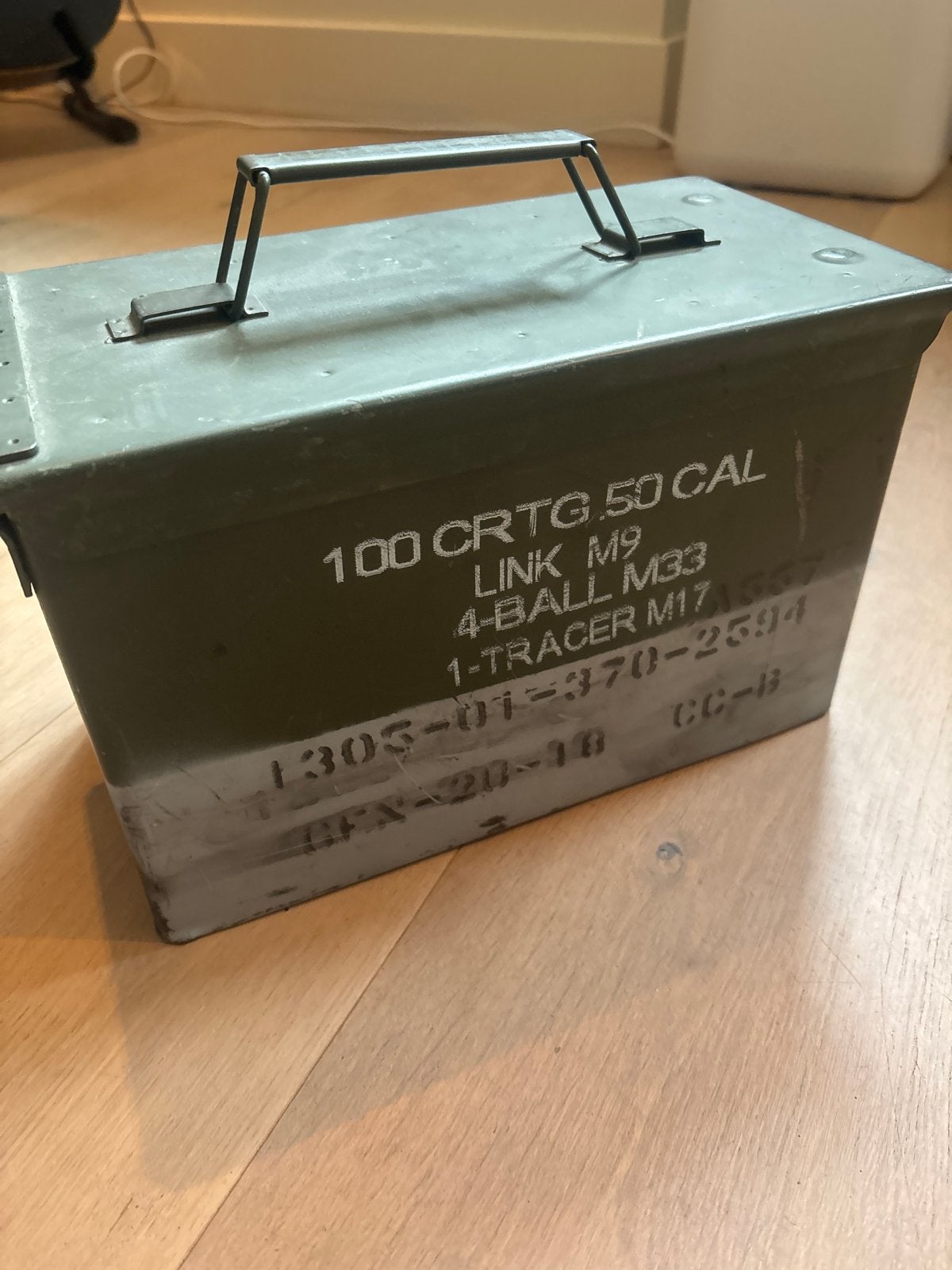 Munitiekist .50 Cal - Militair Groen, Ophalen, Overige soorten, Amerika, Kist of Geocache