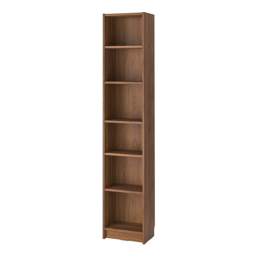 BILLY Boekenkast, bruin walnootpatroon, 40x28x202 cm, Ophalen, Met plank(en), Minder dan 50 cm, 200 cm of meer