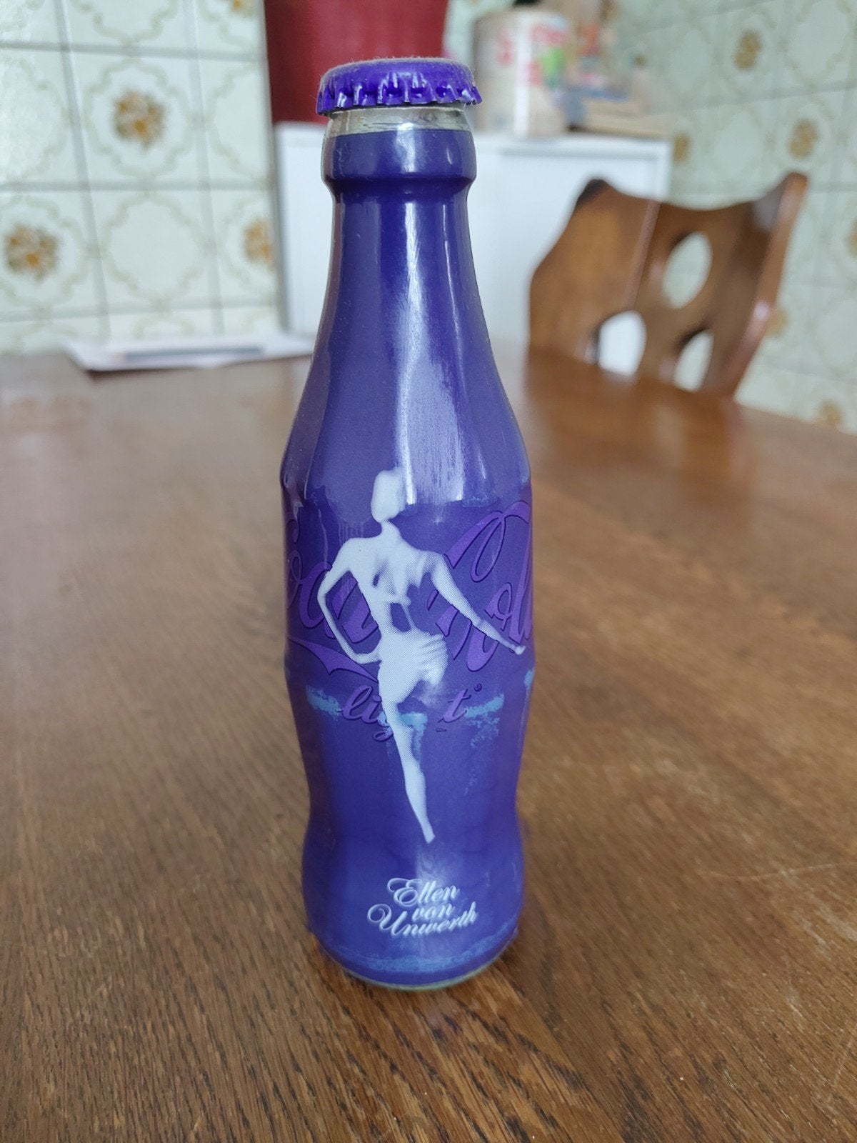 Coca-Cola Light flesje Ellen von Unwerth design, Ophalen, Zo goed als nieuw