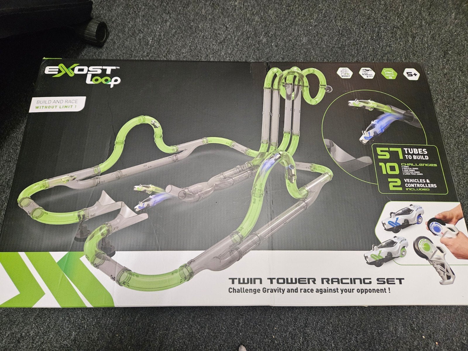 exost loop twin tower racing set, Ophalen of Verzenden, Elektrisch, Overige merken