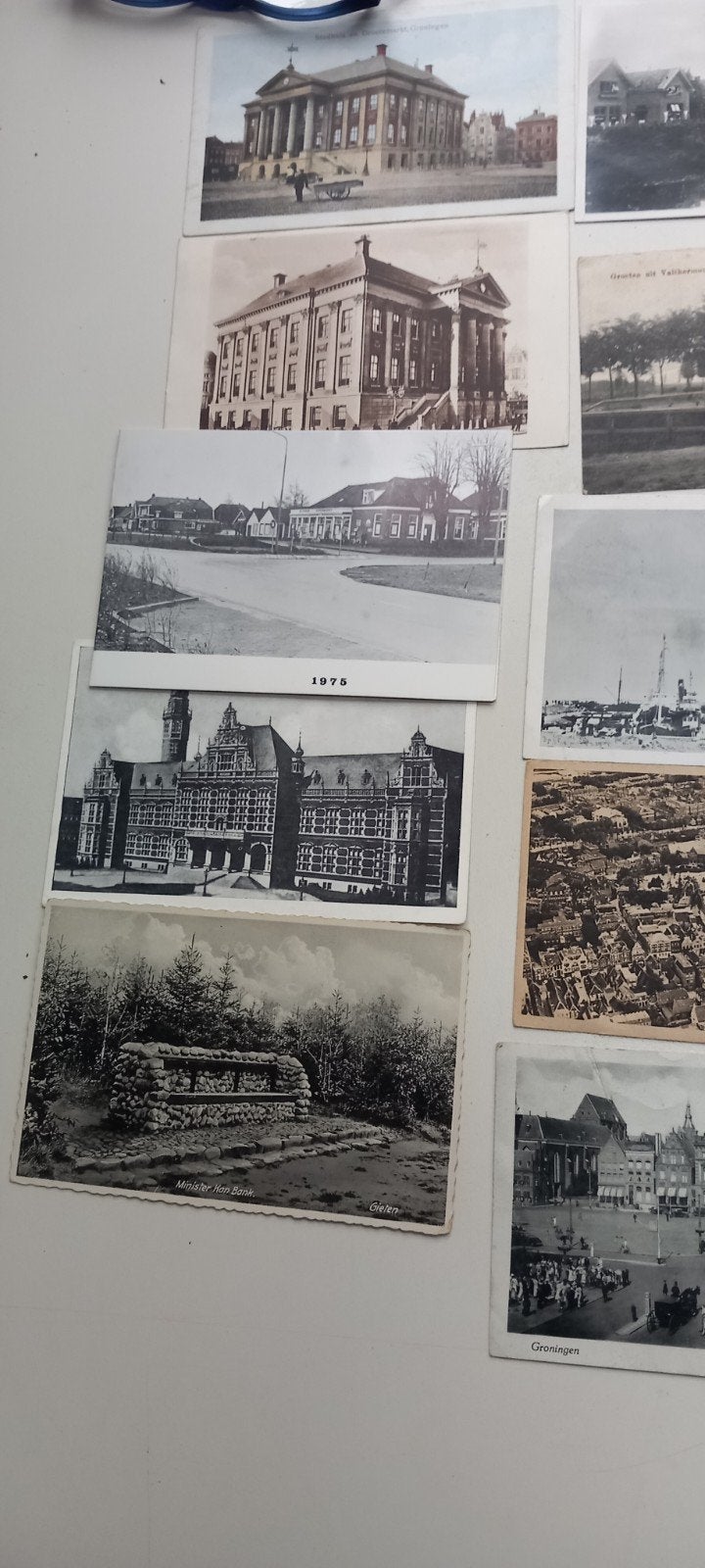 33 oude aanzicht kaarten groningen en provi0, Ophalen of Verzenden, 1920 tot 1940, Groningen