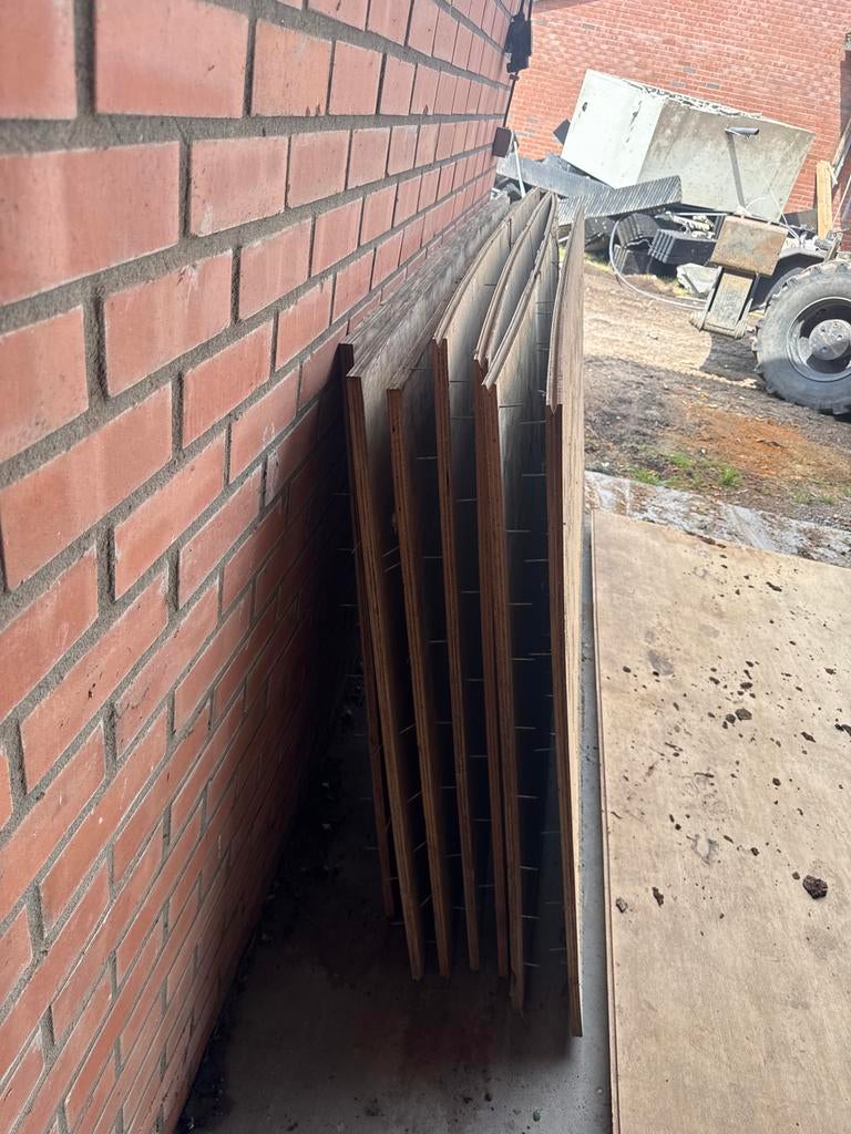 Gebruikte Underlayment Platen 18mm - Veer en Groef, Ophalen, Gebruikt, Minder dan 25 mm, Overige typen