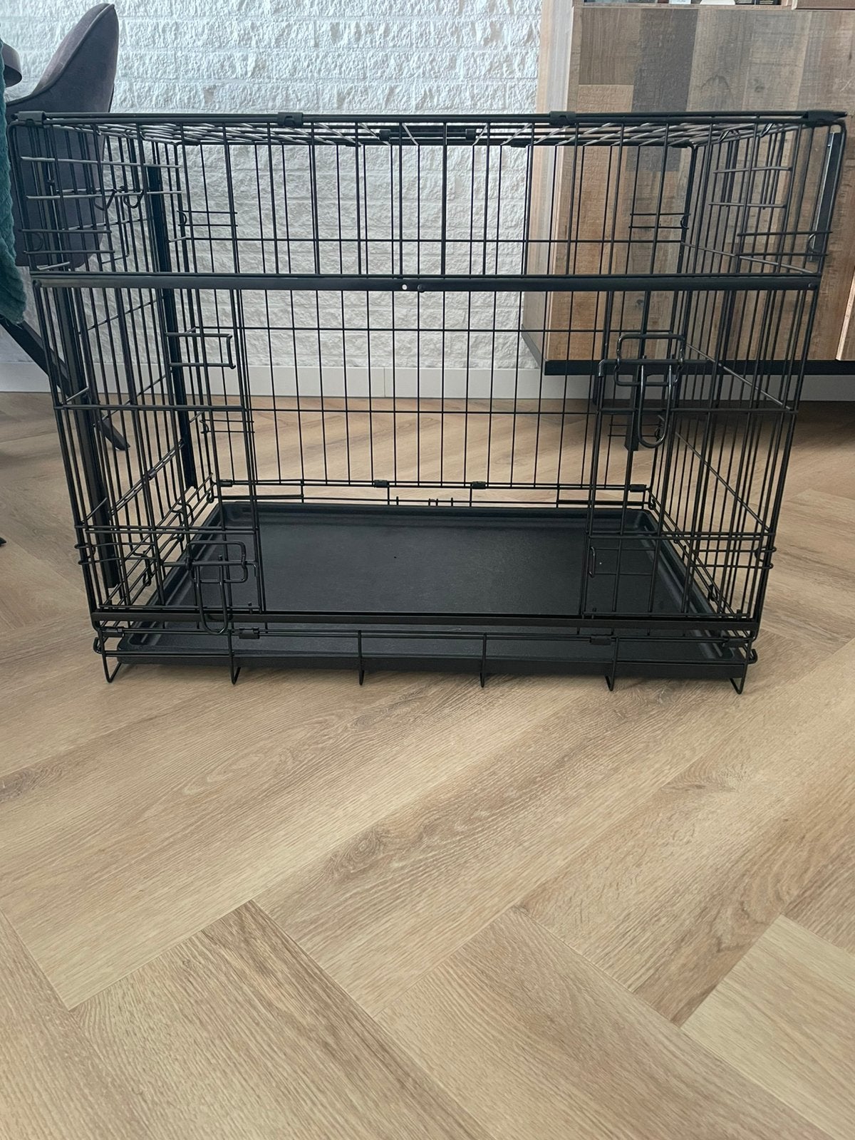 Hondenbench zgan, Ophalen, Minder dan 65 cm, Hondenhok, Zo goed als nieuw