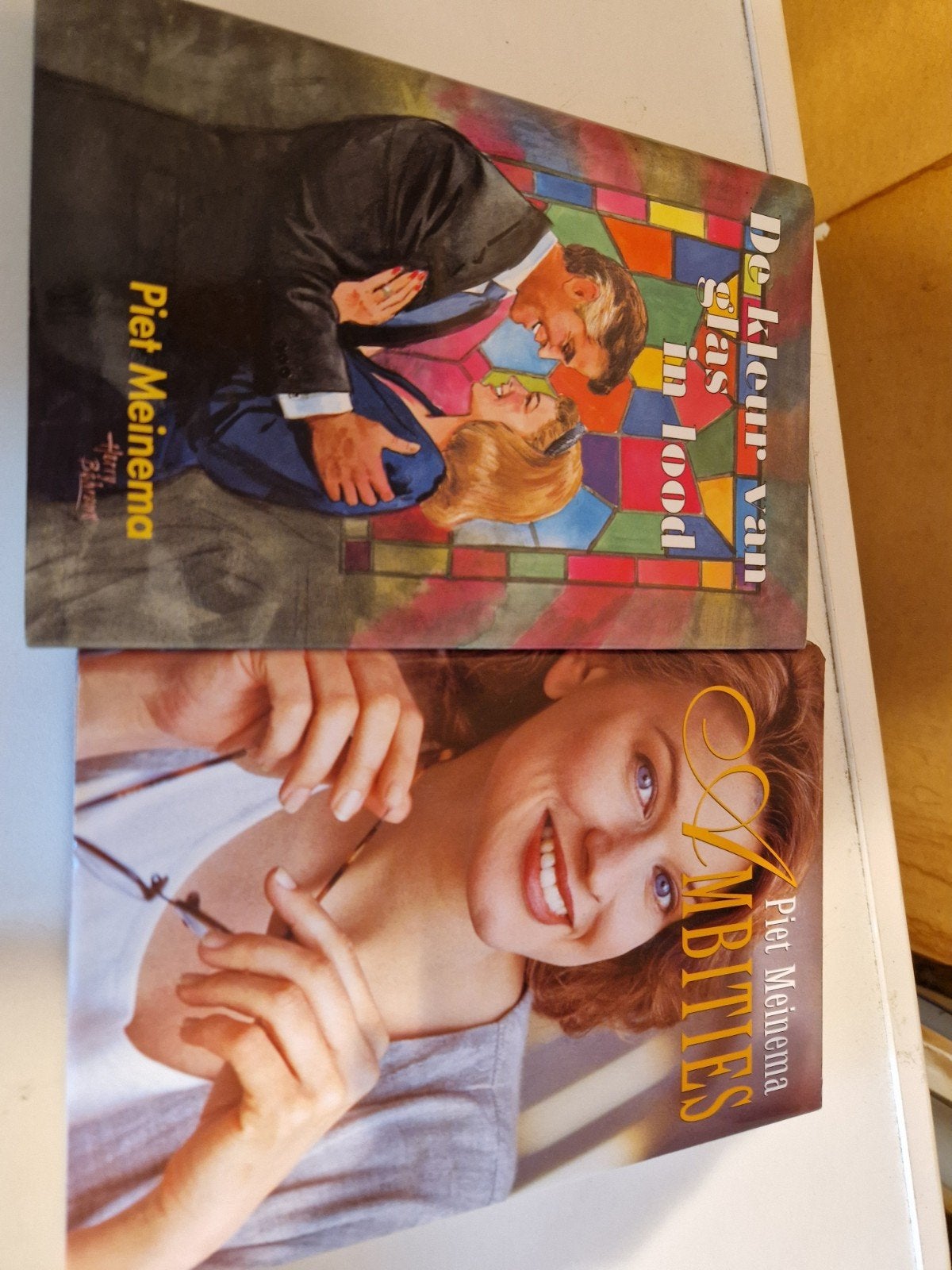 2 boeken van Piet Meinema:De kleur van glas in lood & Ambiti, Ophalen of Verzenden, Gelezen, Piet Meinema, Nederland