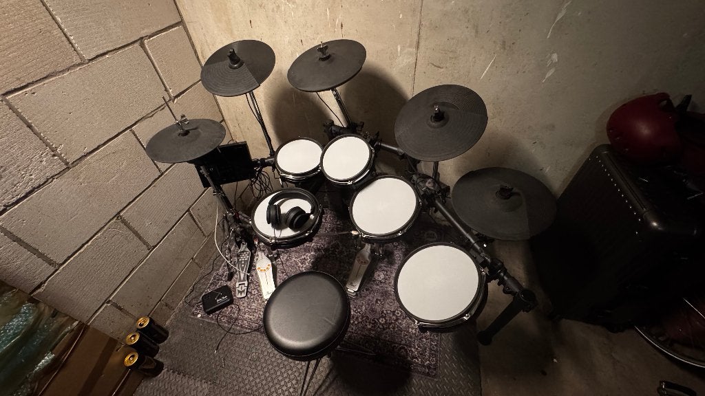 Millenium MPS-850 E-Drum Set Bundle + Pearl P932 Demonator, Ophalen, Zo goed als nieuw, Melodische percussie