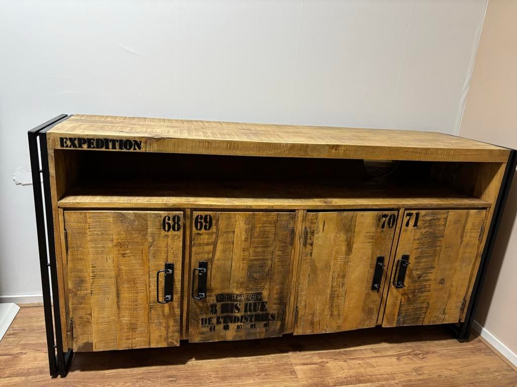 Stoere industriële kast, Gebruikt, 100 tot 150 cm, Ophalen of Verzenden, 25 tot 50 cm