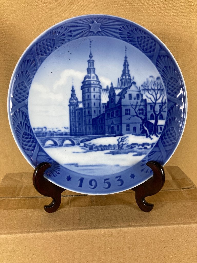 Royal Copenhagen kerstbord 1953, Antiek en Kunst, Antiek | Wandborden en Tegels, Ophalen of Verzenden