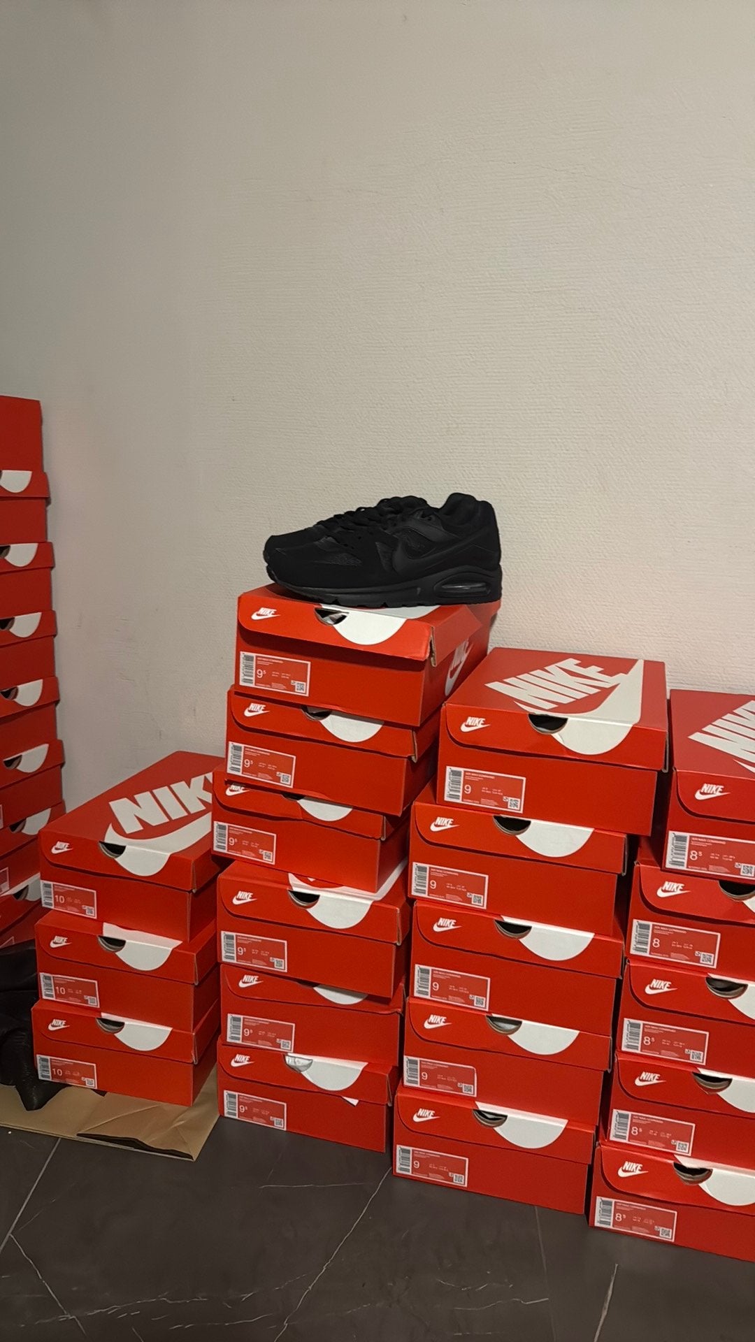 Partij nike air max command zwart 19x, Zwart, Nieuw, Ophalen of Verzenden, Sneakers of Gympen