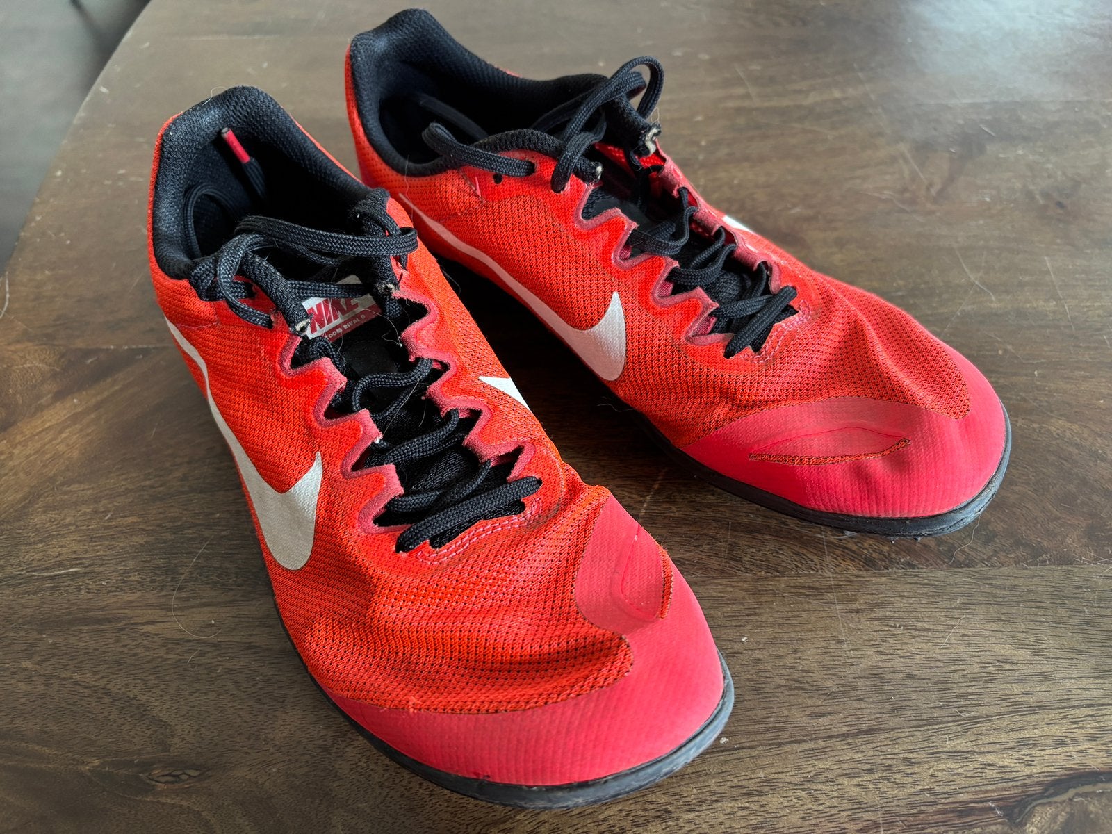 Nike zoom rival D10, Gebruikt, Nike, Ophalen of Verzenden, Spikes