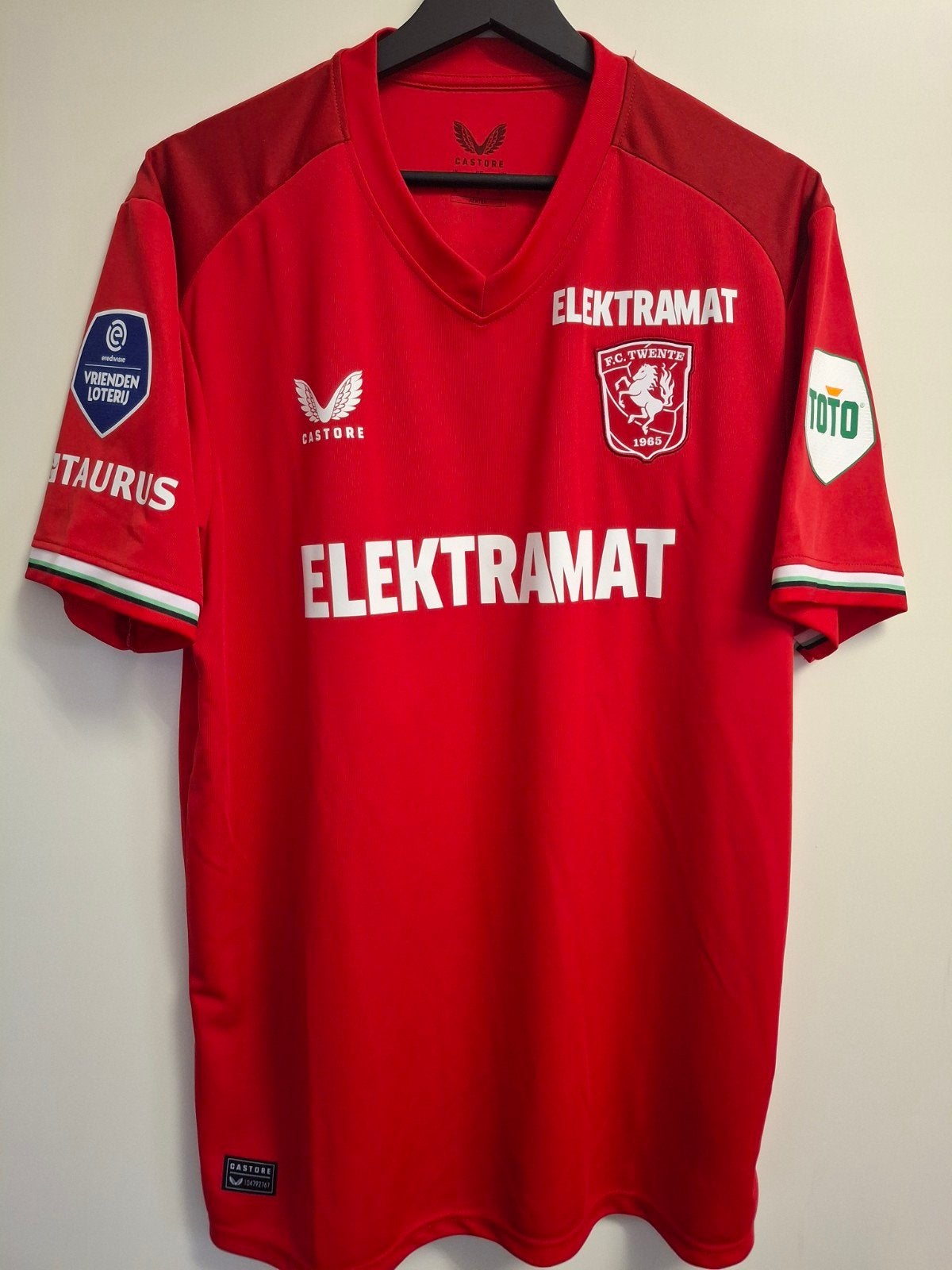 Fc Twente Match Worn Thuisshirt Sayfallah Ltaief 2024-2025, Ophalen of Verzenden, Zo goed als nieuw, F.C. Twente, Shirt