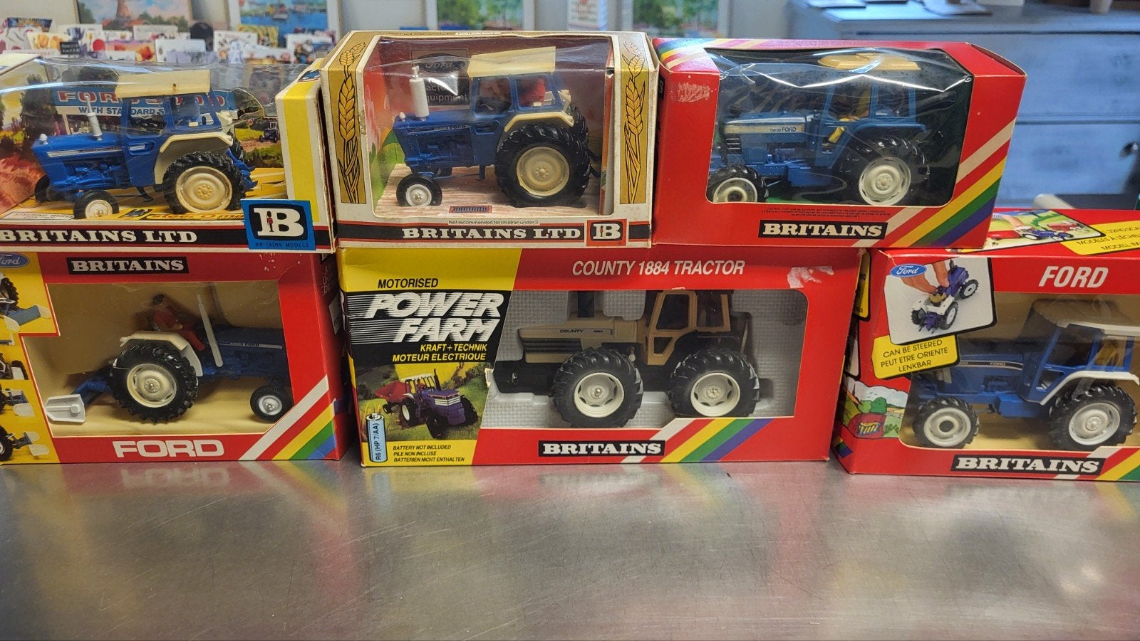 Britains LTD Ford Tractoren Collectie - Diverse Modellen, Ophalen of Verzenden, Zo goed als nieuw